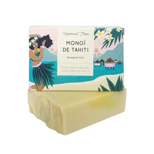 HelemaalShea Monoi de Tahiti shampoo bar