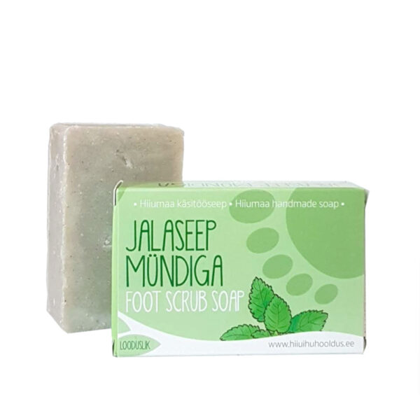 Hiiu foot scrub soap with mint 95g