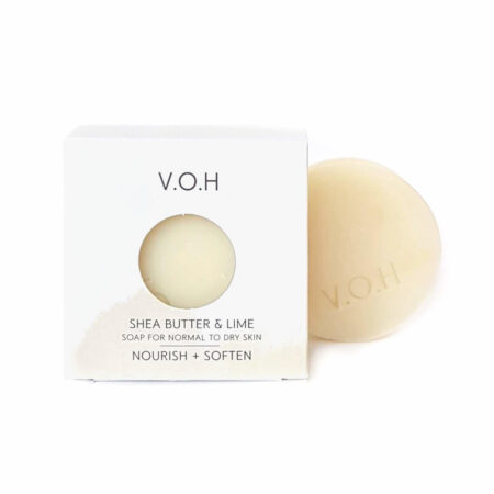 voh creamy shea butter & lime soap 90g