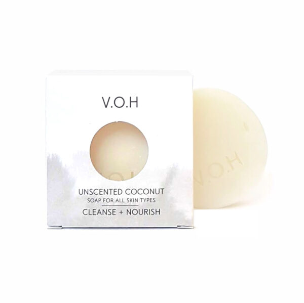 voh unscented coconut soap 90g